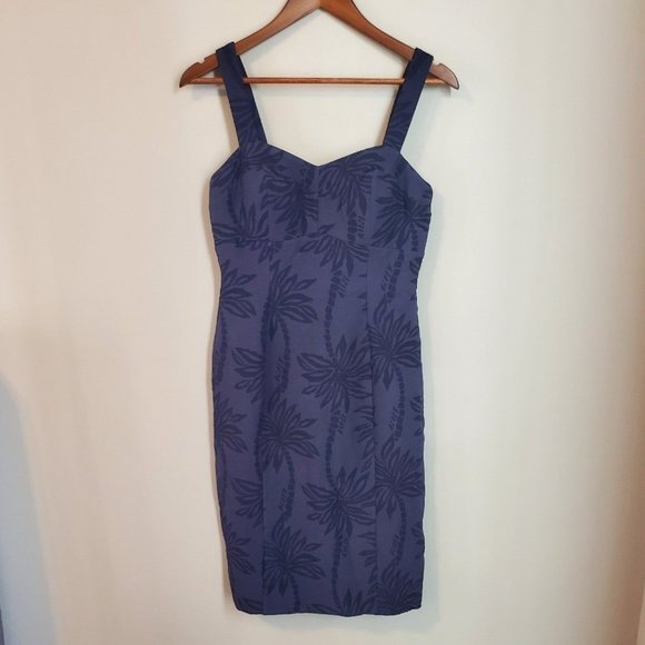Lilly Pulitzer Navy Palm Dress - Picture 2 of 8